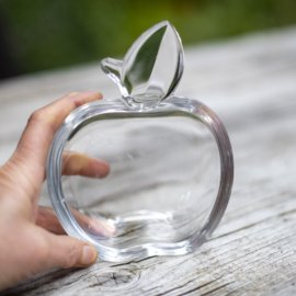 Glazen appelschaal
