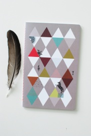 Exercise book. Toffe Madammen. Triangles and zebra